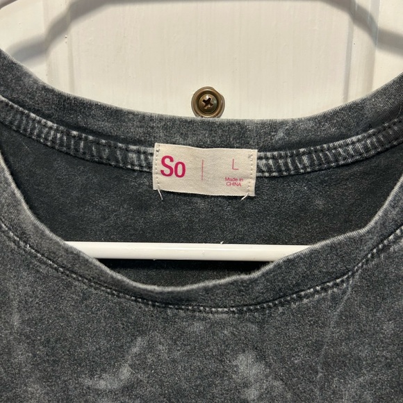 SO Charcoal Casual Dress - Picture 2 of 2